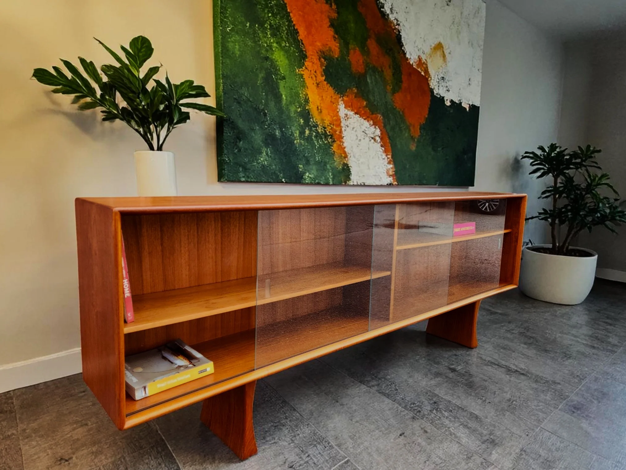 SIDEBOARDS, TV CREDENZAS,  SHELVING